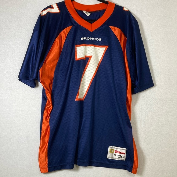 Wilson Other - VTG 80s 90s  Tailored exclusively for Wilson Blue/Orange Jersey John Elway XL